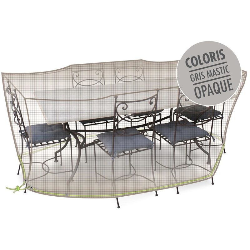 Housse de protection pour salon de jardin 240 x 130 x 70 cm - JARDIDECO Housse de protection pour salon de jardin 240 x 130 x 70 cm - JARDIDECO