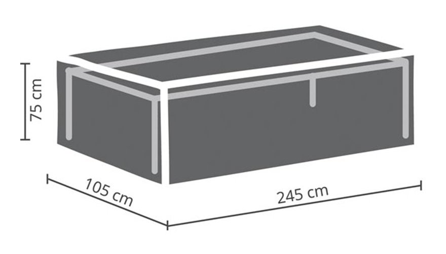 Housse D'Extérieur Pour Table Max. 240 Cm - PEREL