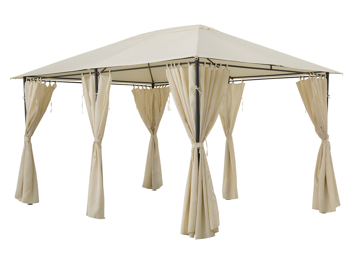 Tonnelle de jardin Santorini 3 x 4 m Ecru