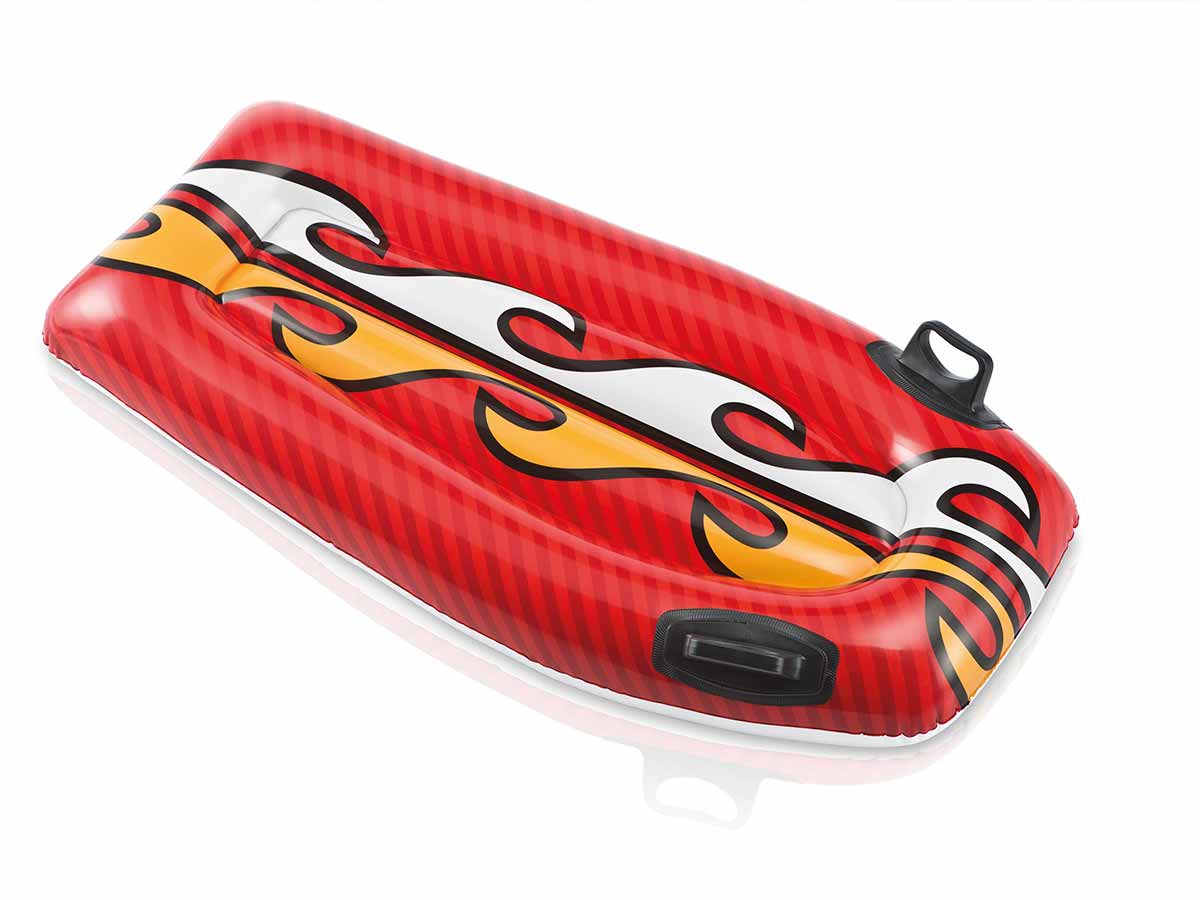 Bodyboard gonflable rouge