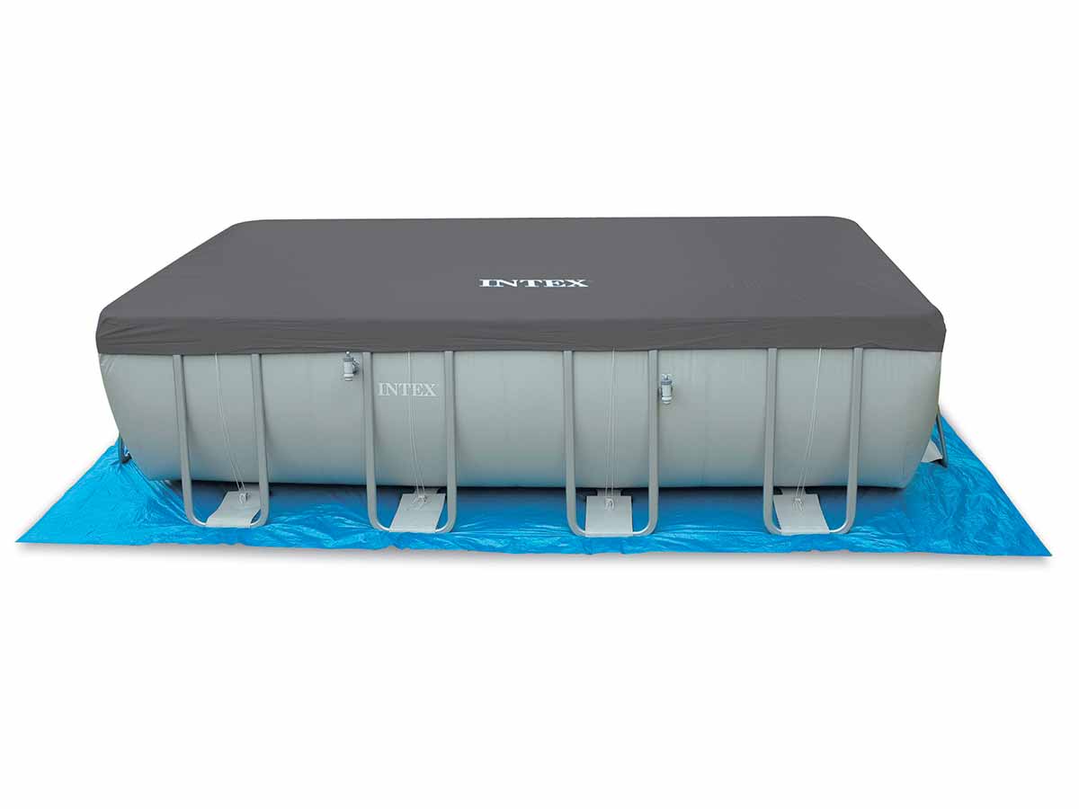Bâche de protection pour piscine tubulaire rectangulaire 4,57 x 2,74 m - Intex