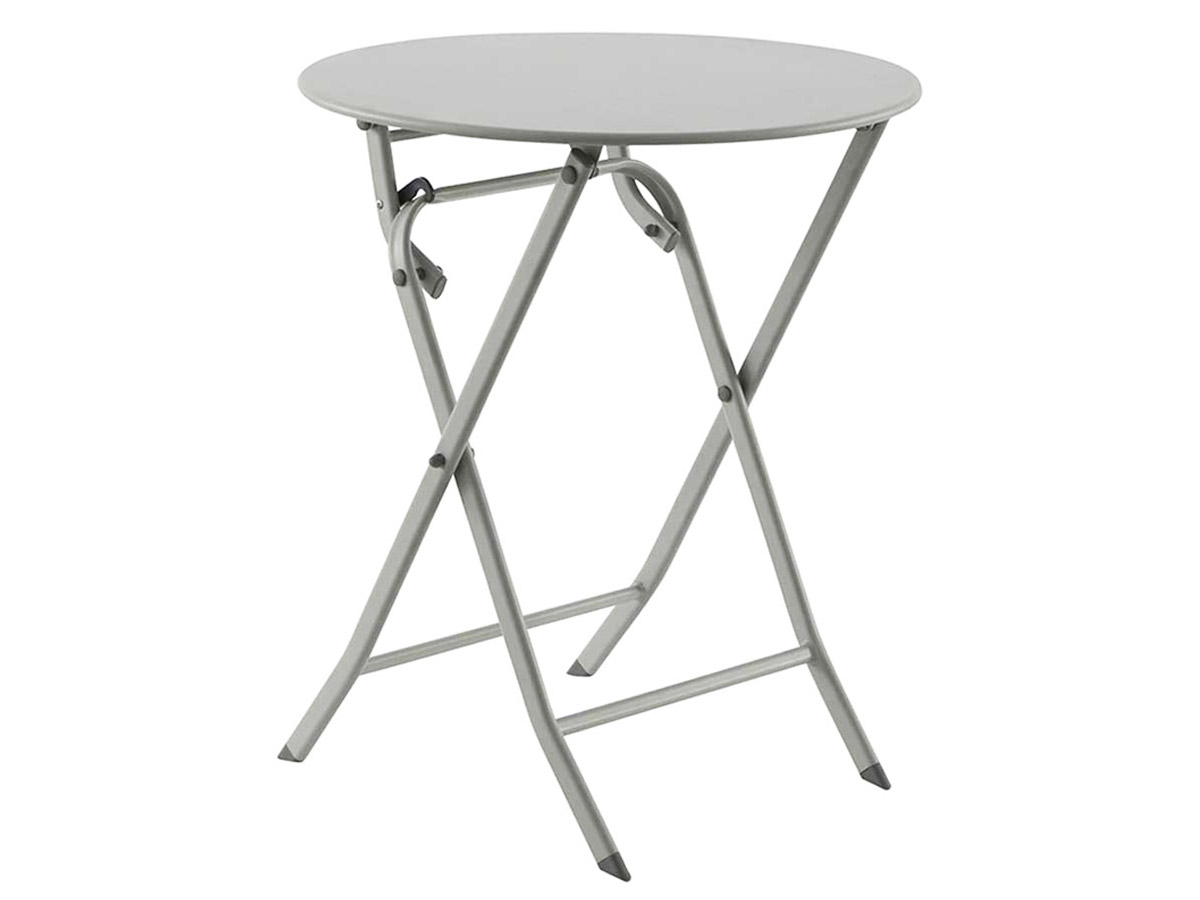 Table de jardin ronde Greensboro Ø 60 cm Galet