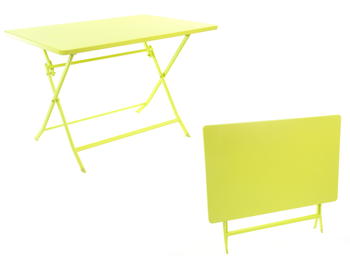 Table de jardin Hespéride rectangle Greensboro 110 x70 cm Absinthe