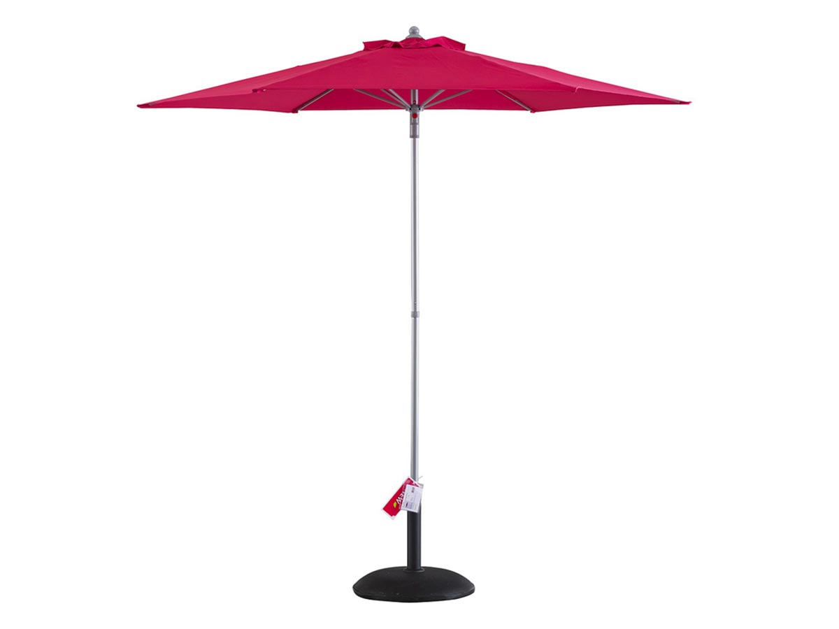 Parasol rond acier Anzio Ø 2,30 m Cerise