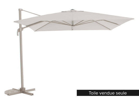 Toile de rechange pour parasol Fresno 3 x 3 m Taupe