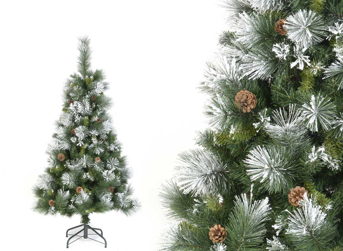 Sapin de Noel artificiel semi floqué Montana Pine - 150 cm