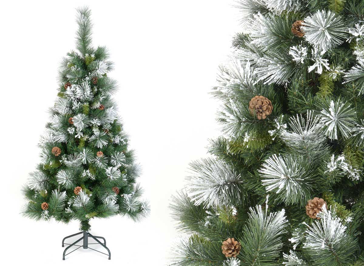 Sapin de Noel artificiel semi floqué Montana Pine - 210 cm