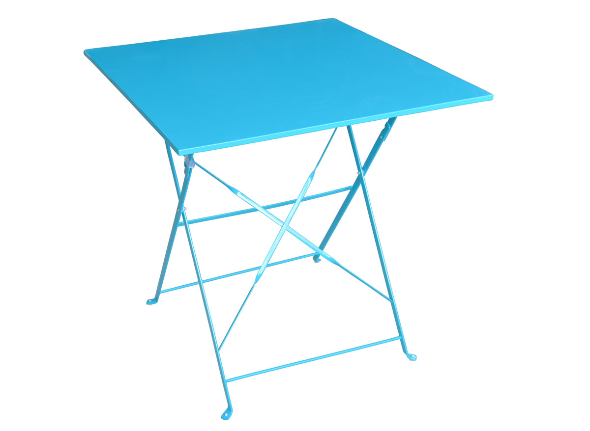 Table de jardin Hespéride carrée Camargue 70 x 70 cm Lagon