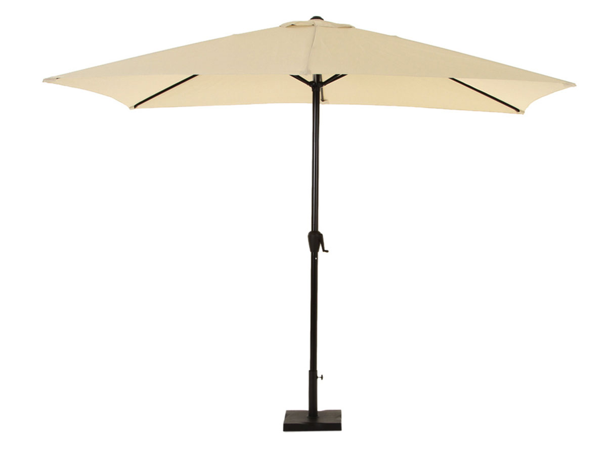 Parasol rectangulaire aluminium Fidji 2 x 3 m Sable