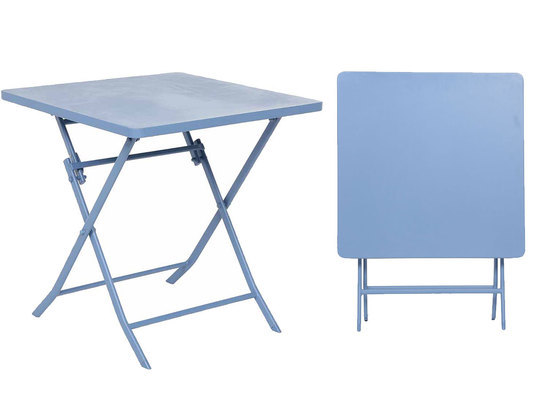 Table de jardin Hespéride carrée Greensboro 70 x 70 cm Bleuet