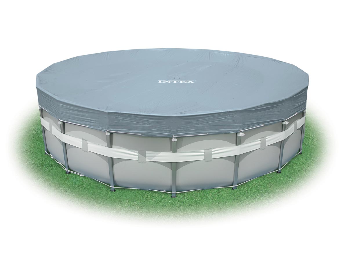 Bâche de protection Deluxe pour piscine tubulaire ronde Ø 5,49 m - Intex