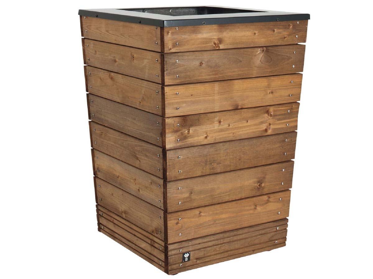 Jardinière en bois forme pyramidale Collectors