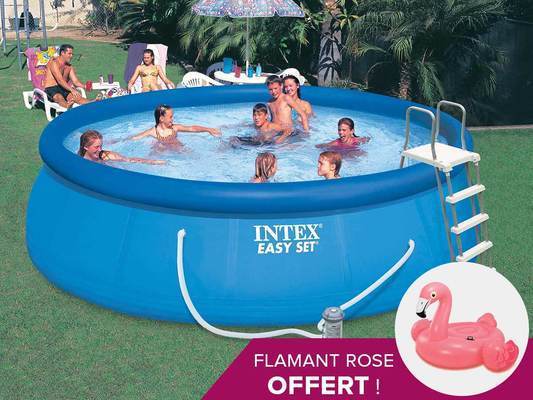 Piscine autoportée Easy Set Intex - 4,57 x 1,22 m