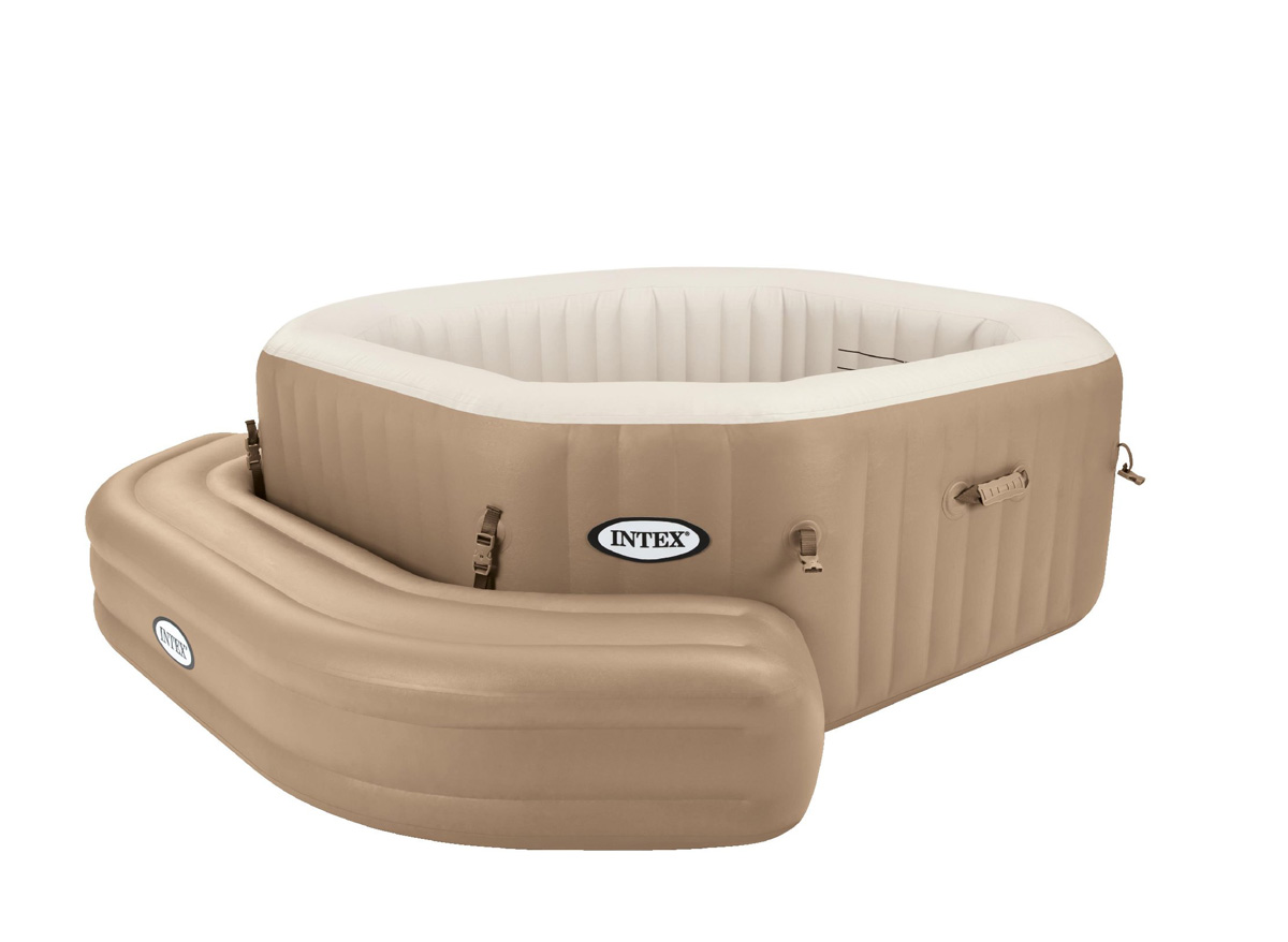 Entourage gonflable pour spa PureSpa octogonal à bulles - Intex