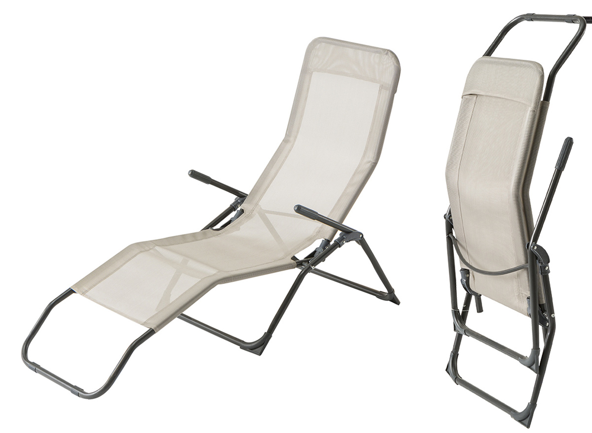 Transat en texaline Siesta Gris clair