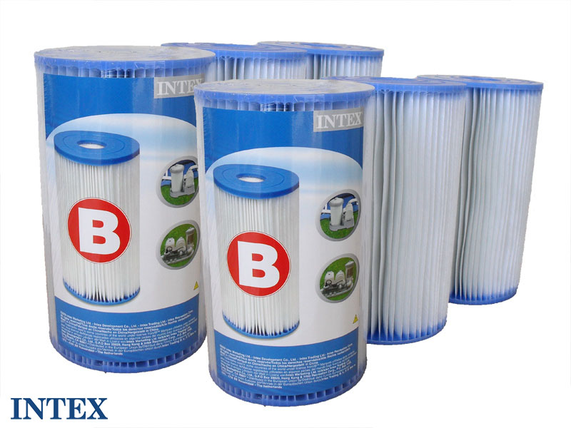 6 cartouches de filtration 'B'