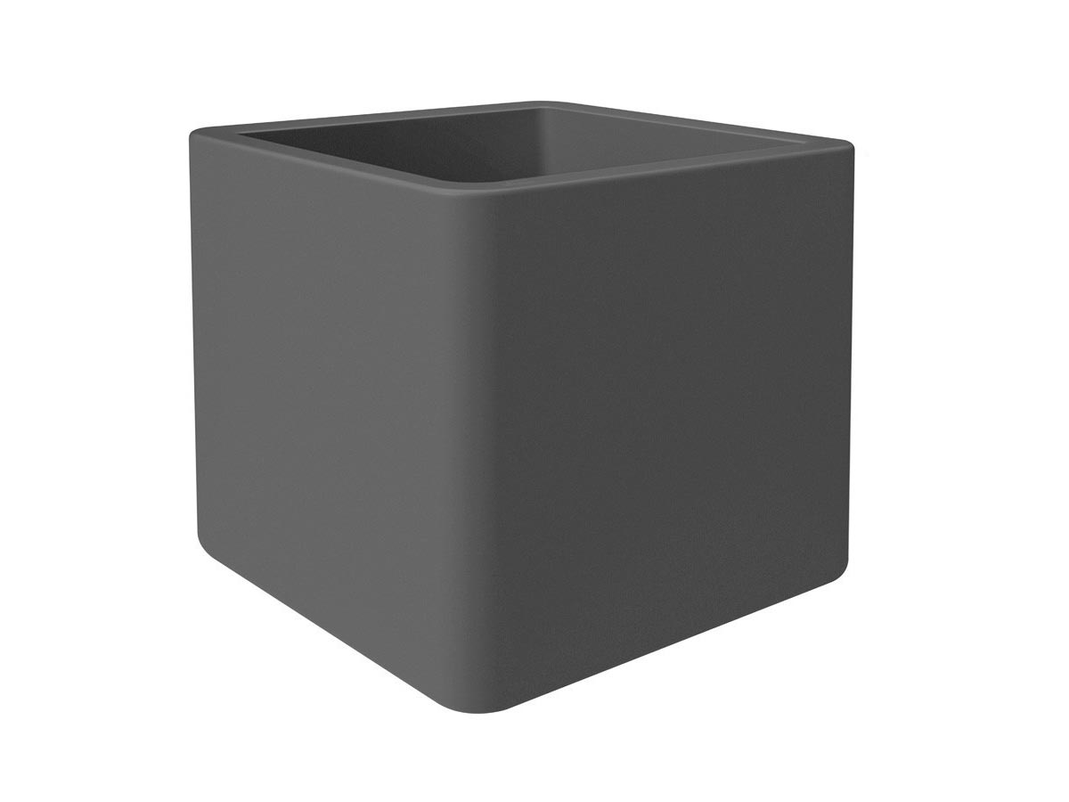 Pot de fleur Pure Soft Brick 40 x H.40 cm - Anthracite