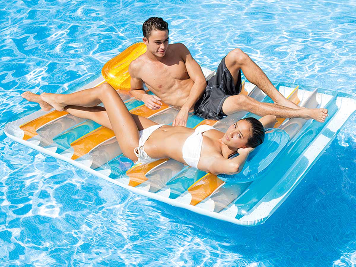Matelas de piscine double Vis-à-vis