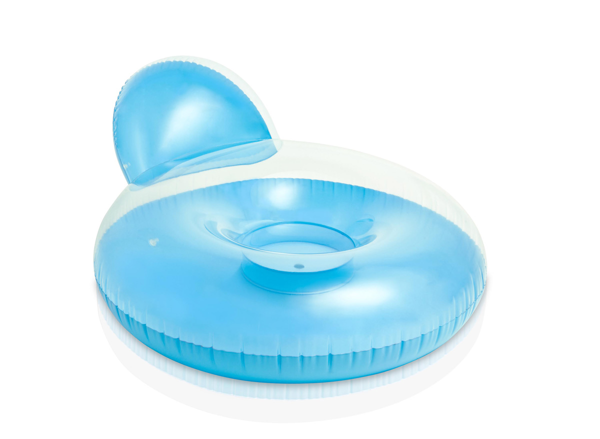 Fauteuil de Piscine GLOSSY INTEX Bleu