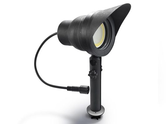 Projecteur en plastique noir - LED 4 W - Blanc chaud