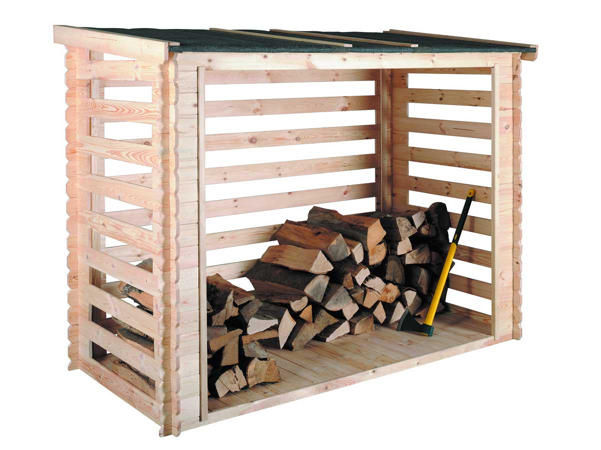 Abri bûches Côme - 3,5 m³