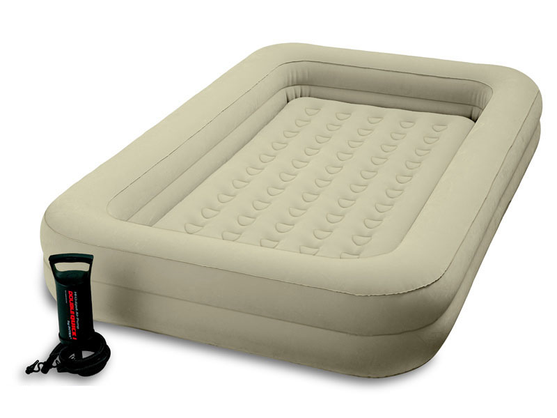 Matelas gonflable enfant 1 place + gonfleur - Intex