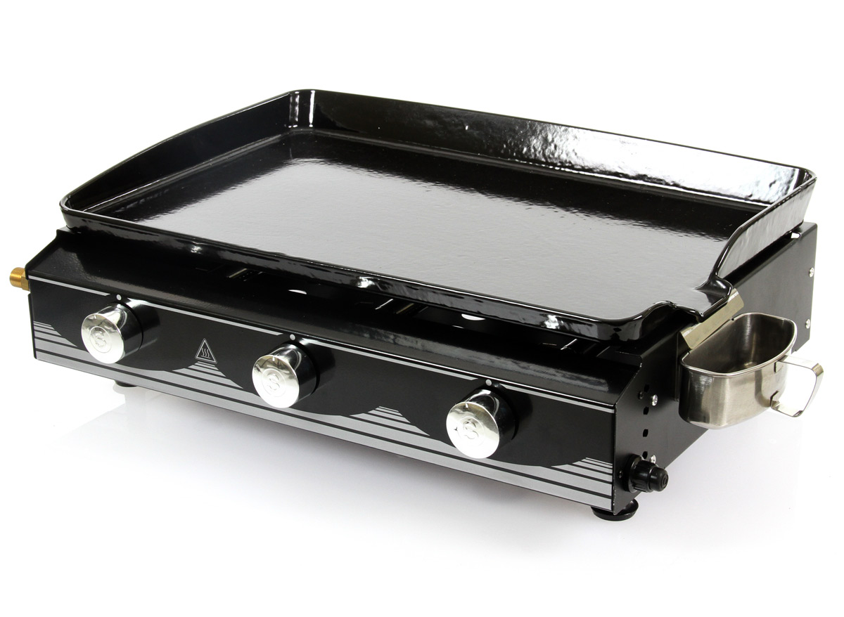 Plancha gaz 3 brûleurs Santander - 8 kW