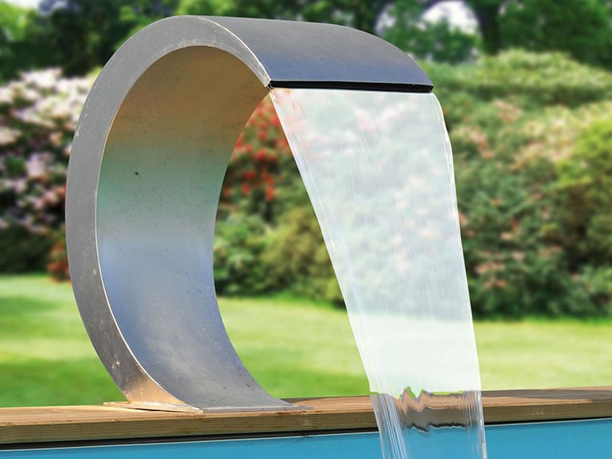 Cascade de piscine Mamba en inox - Ubbink