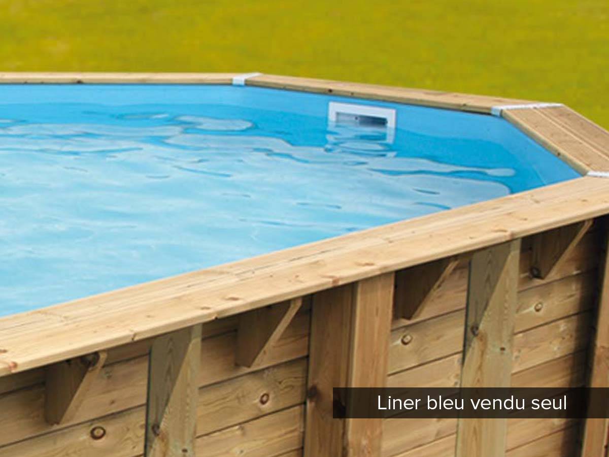 Liner seul pour piscine bois SunWater Ø 3,60 x 1,20 m Bleu