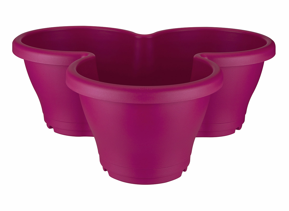 pot 3 plantations corsica vertical garden elho 48 x 41 x 20 cm cerise