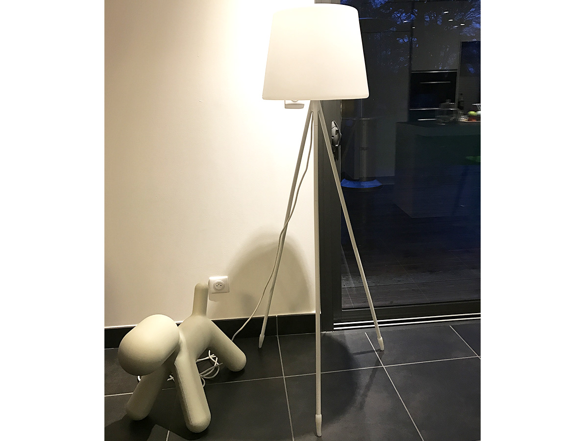 Lampadaire de jardin trepied 150 cm