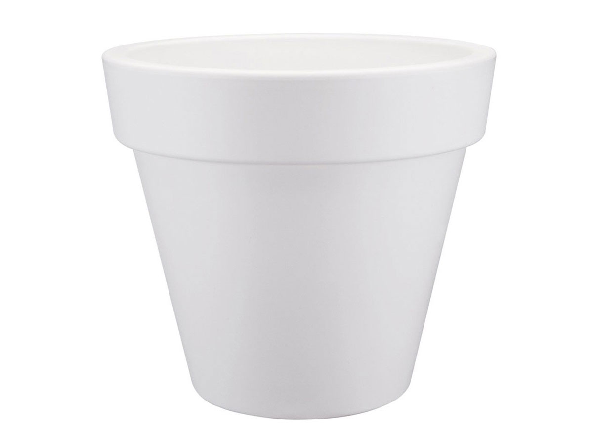 Pot de fleur rond Pure Round Ø 50 x H.44 cm - Blanc