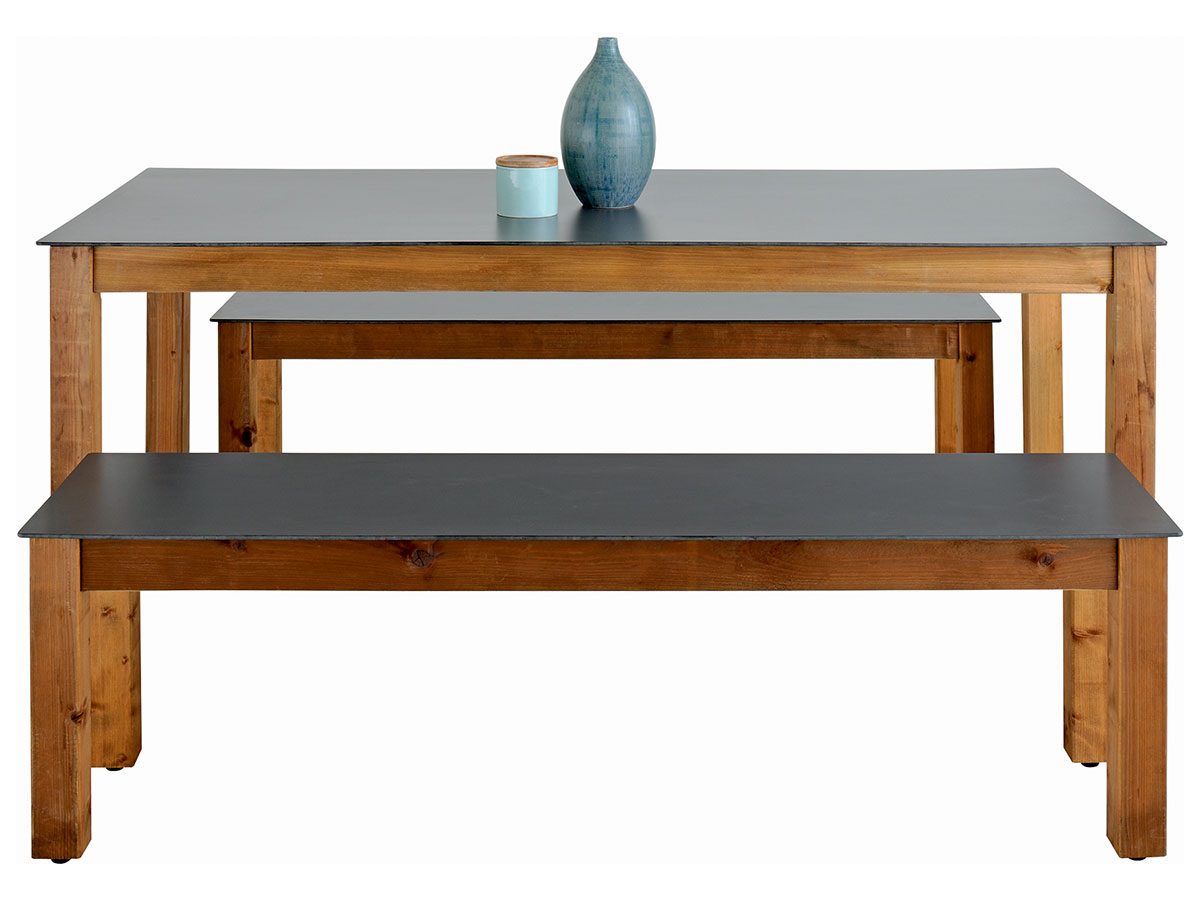 Salon de jardin en bois Nelio 8 places