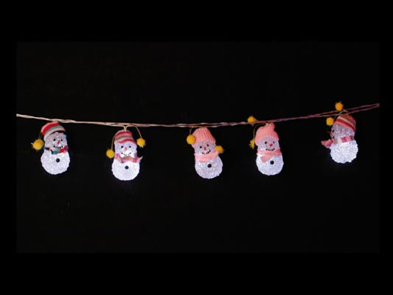 Guirlande de Noël intérieure Bonhommes de neige