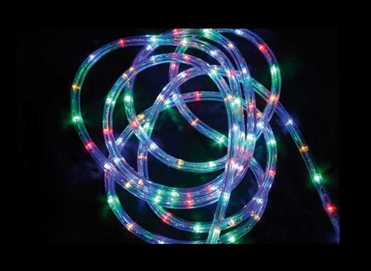 Guirlande lumineuse extérieur Tube LED 8 fonctions 10 m Multicolore
