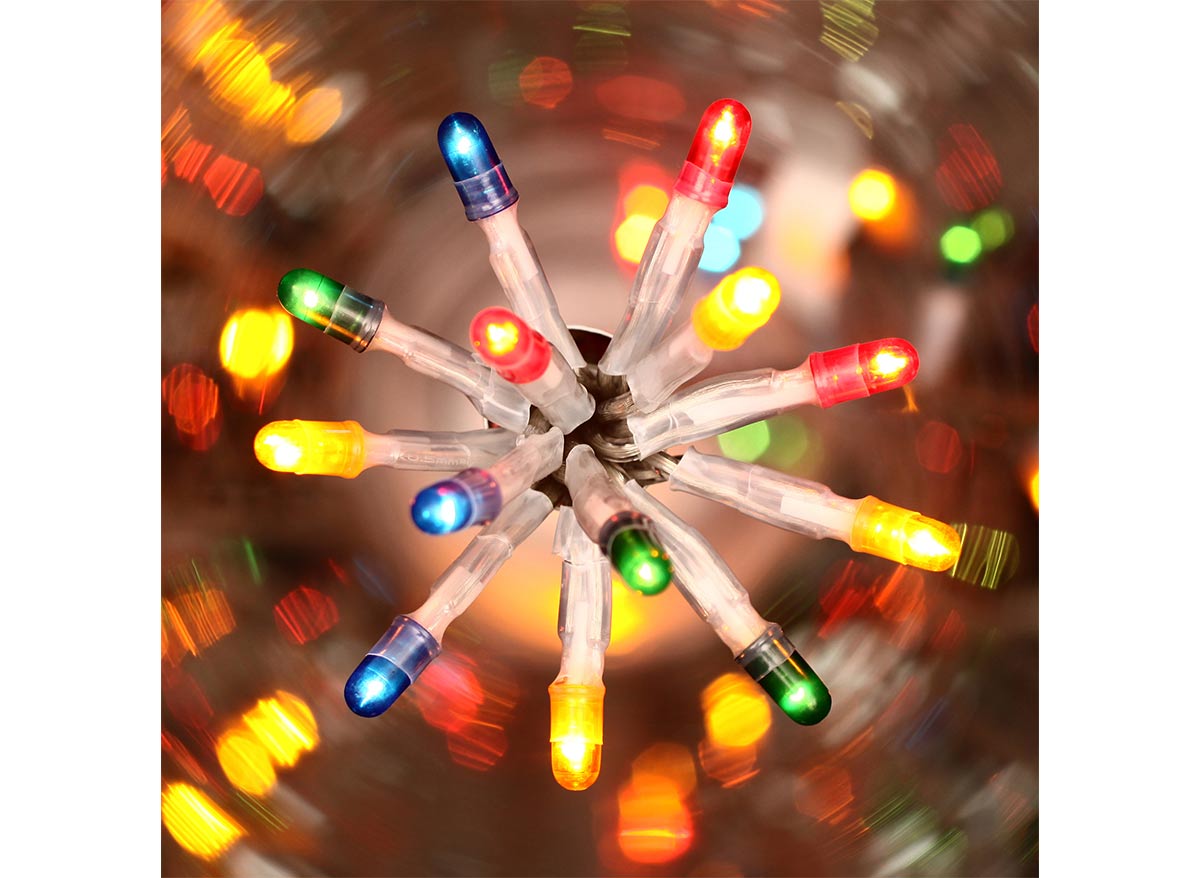 Guirlande Noël intérieur 80 lucioles Clignotante 4.00 m Multicolore