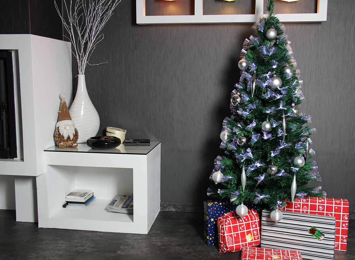 Sapin de Noel artificiel bouquet blanc - 150 cm