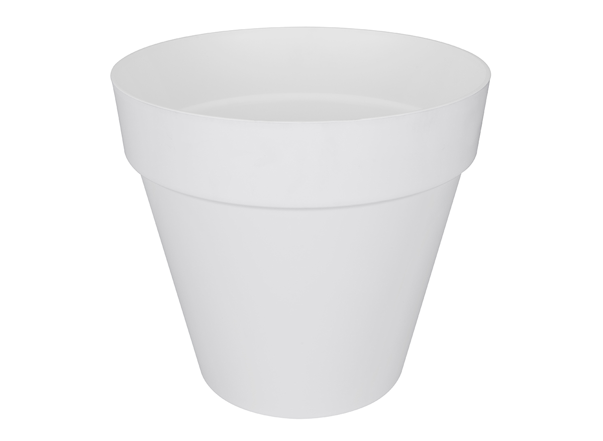 Pot de fleur rond Loft Urban Ø 50 x H.44 cm - Blanc