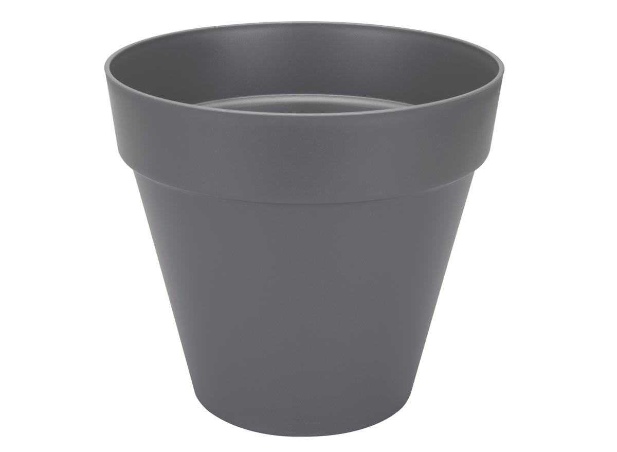 Pot de fleur rond Loft Urban Ø 50 x H.44 cm - Anthracite
