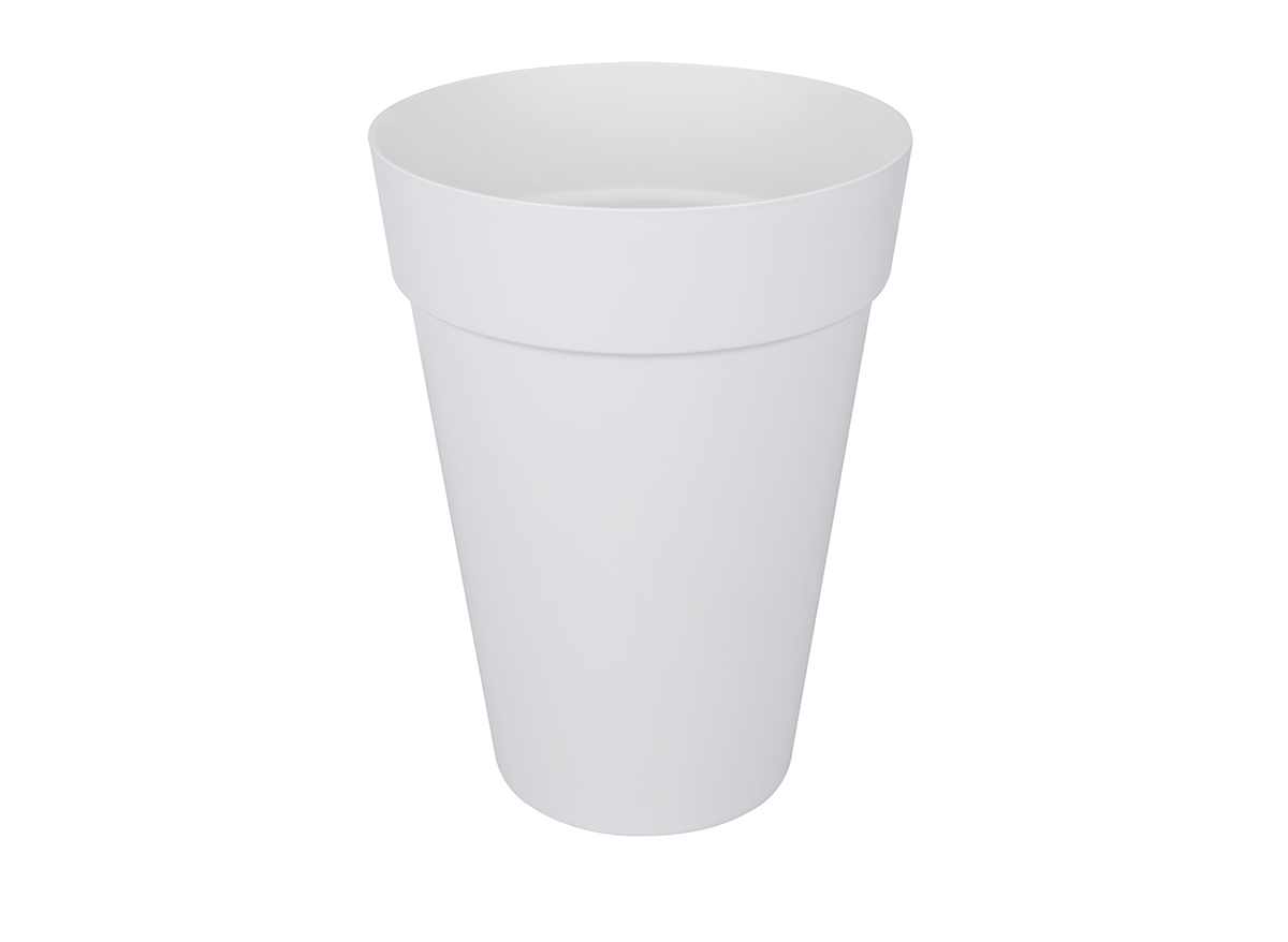 Pot de fleur rond Loft Urban High Ø 35 x H.45 cm - Blanc
