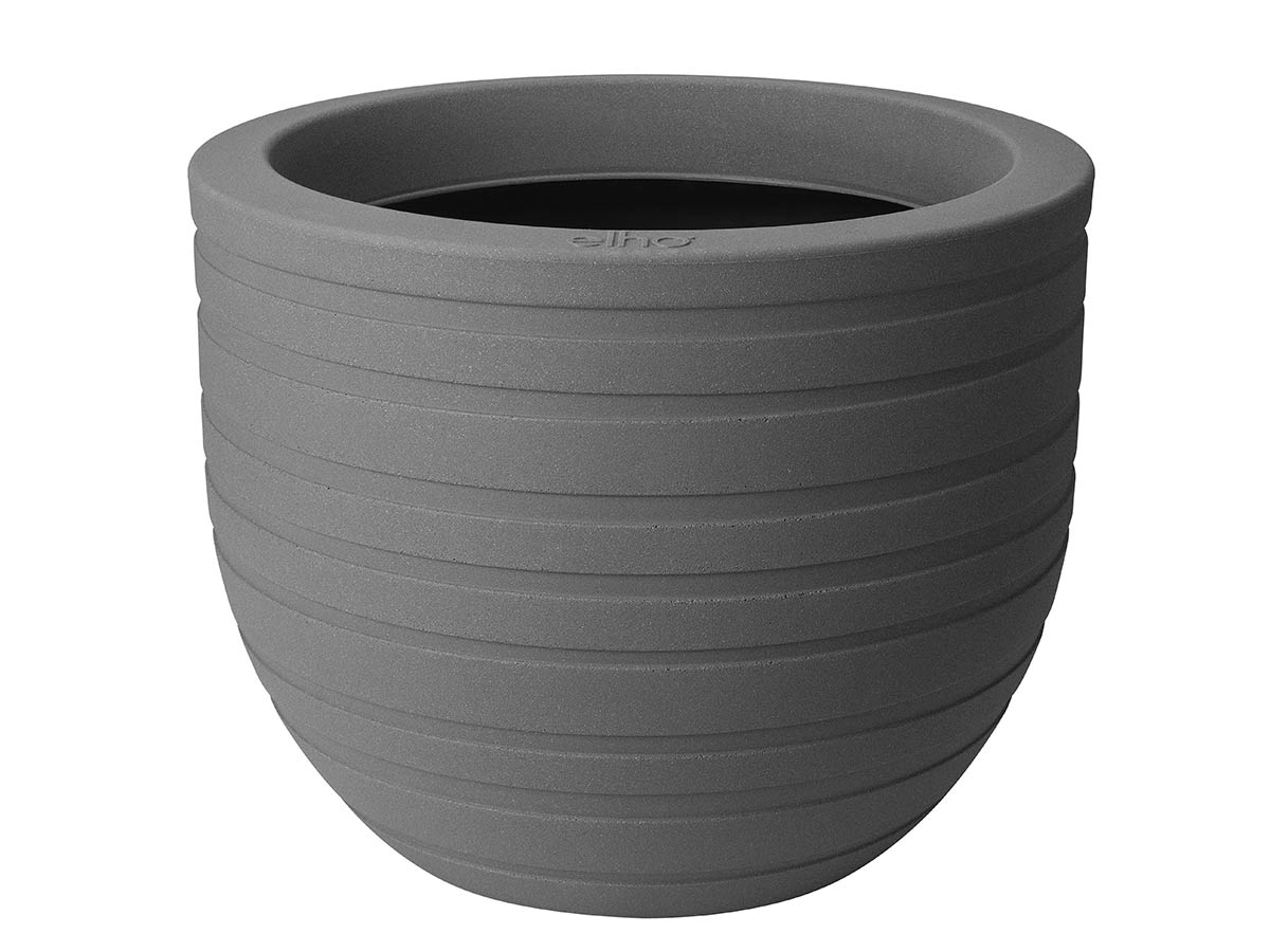 Pot de fleur rond Allure Ribbon Ø 40 x 31 cm - Argile
