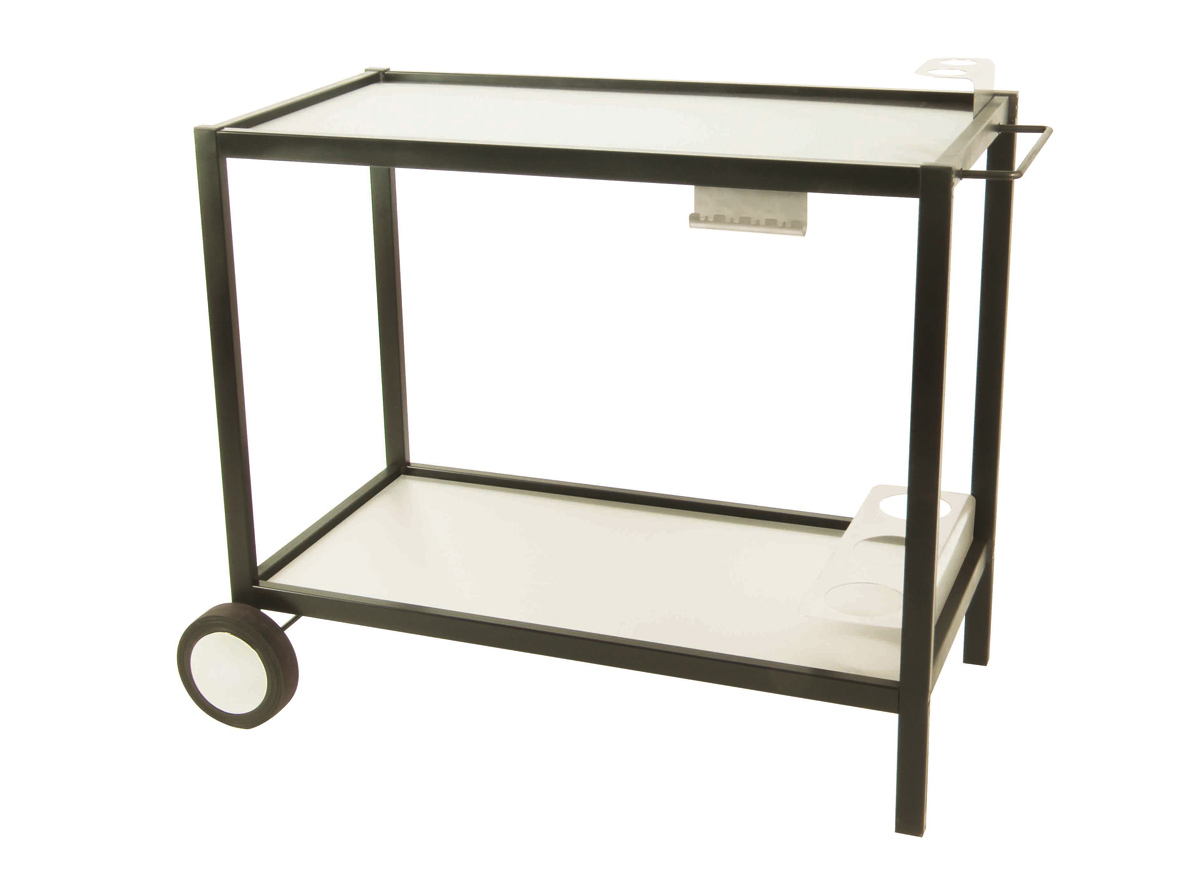 Chariot plancha en inox