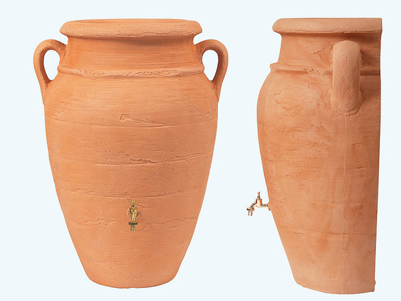 Récupérateur eau de pluie Amphore Antik mural 260L GARANTIA Terracotta