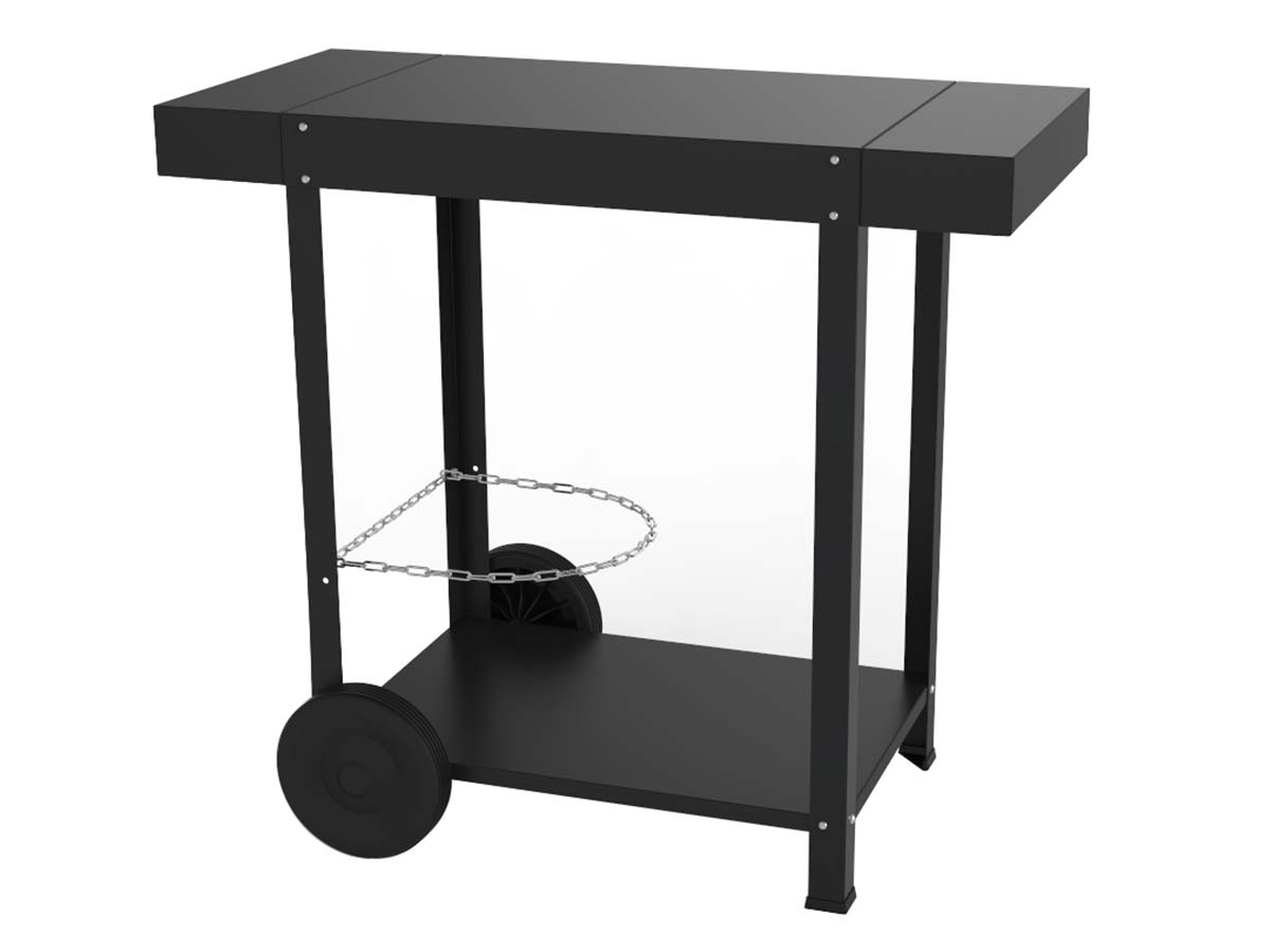 Chariot plancha en acier