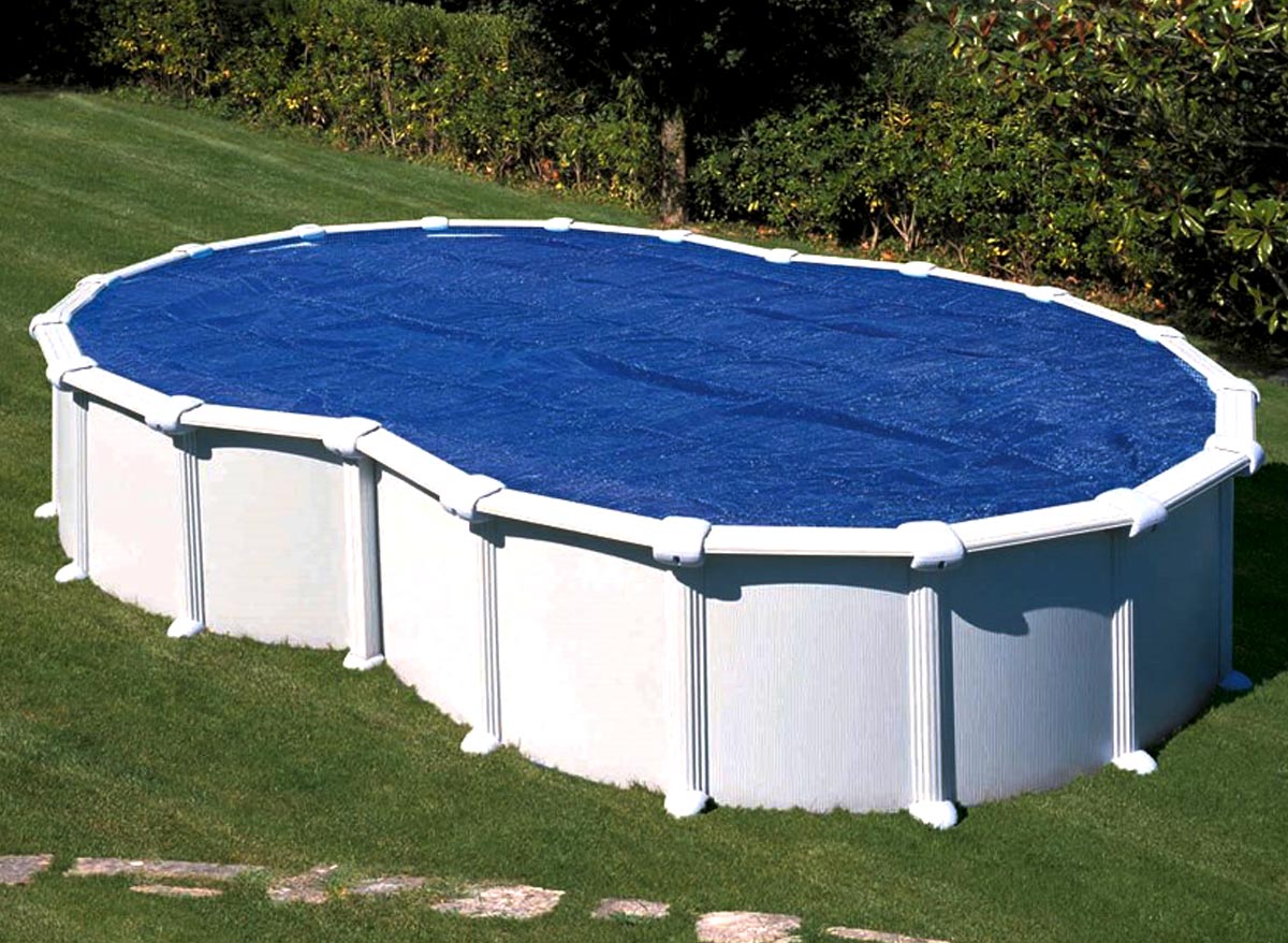 Bâche à bulles Gré pour piscine en huit 5,00 x 3,40 m