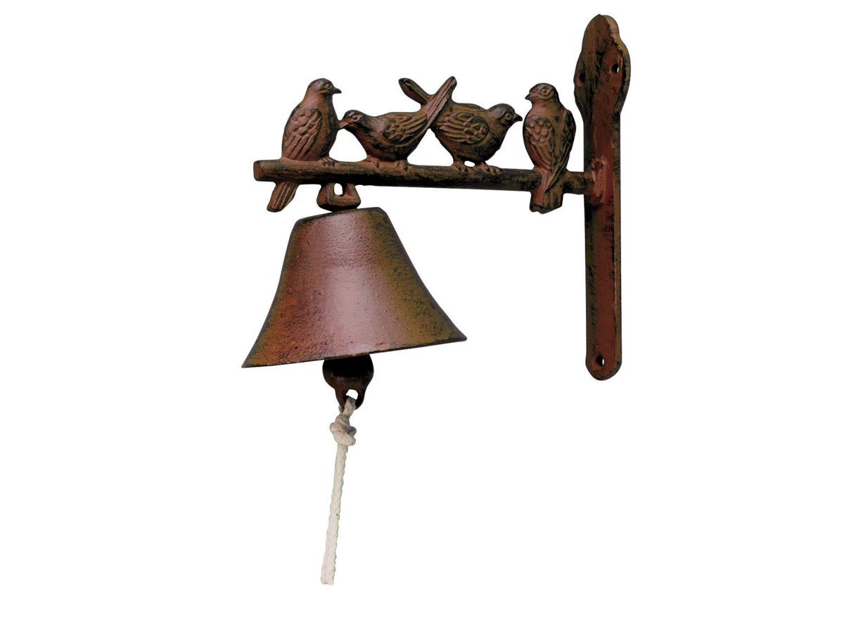 Cloche en fonte Oiseaux