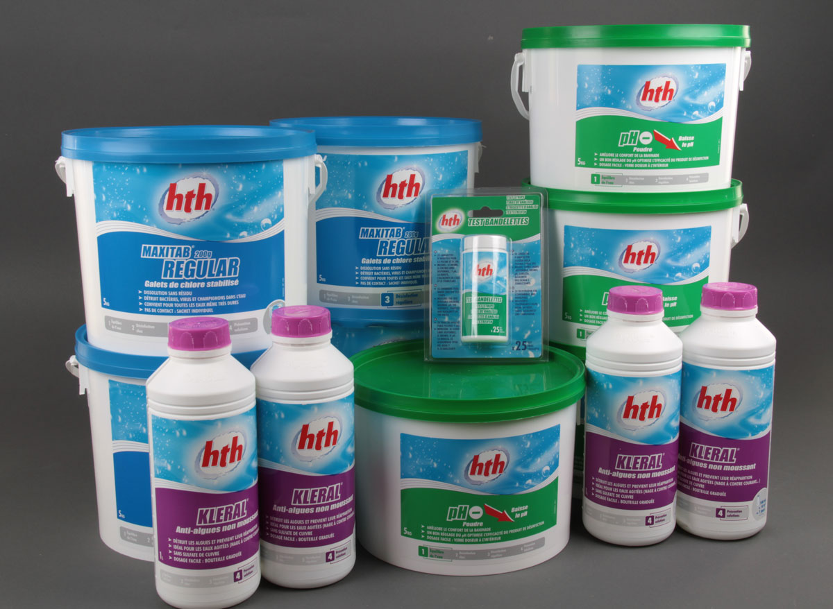 Kit de traitement complet au chlore (41-60 m³) - HTH