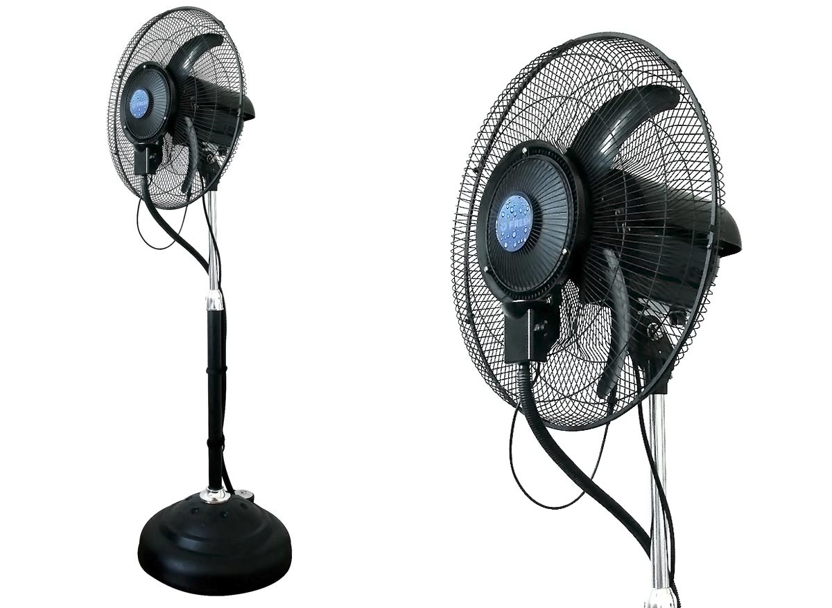 Ventilateur brumisateur H. 120 à 150 cm