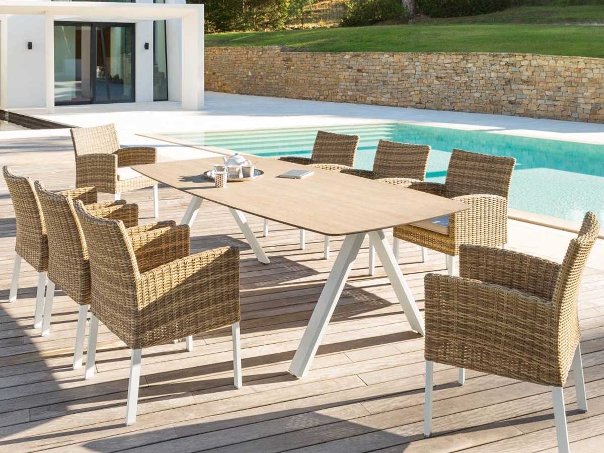 Salon de jardin en bois Barcelone