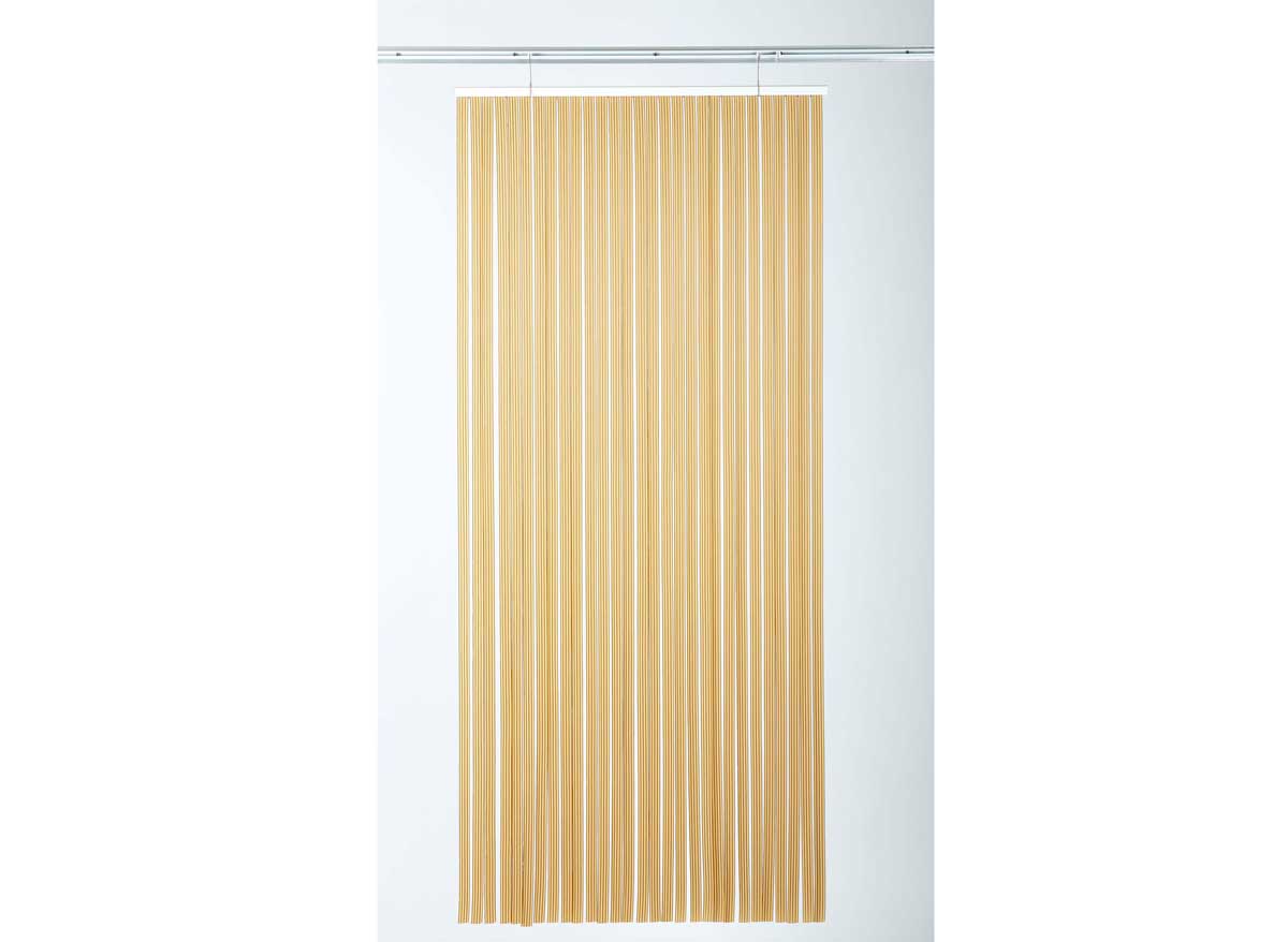 Rideau de porte moustiquaire Tahiti Brun Beige - 90 x 220 cm